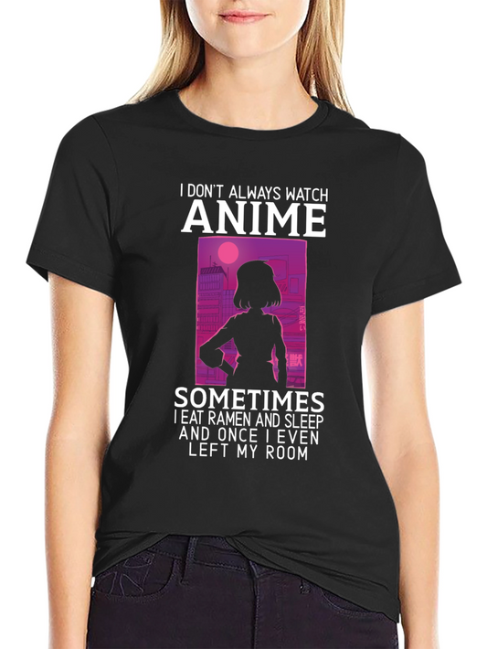 Anime Lover T-Shirt - Ramen & Sleep Design