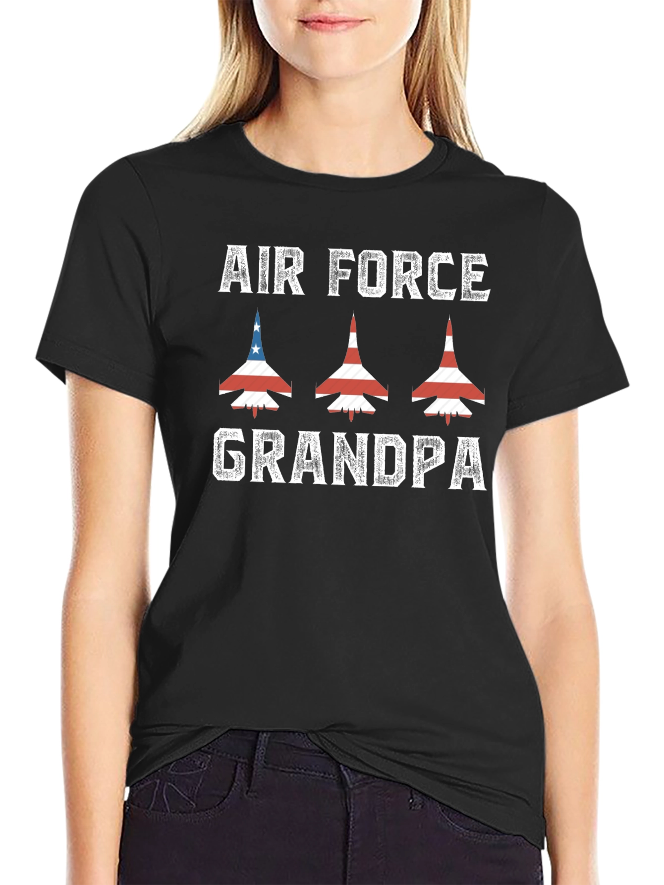 Air Force Grandpa Graphic T-Shirt