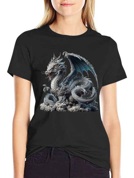 Dragon Graphic Print T-Shirt