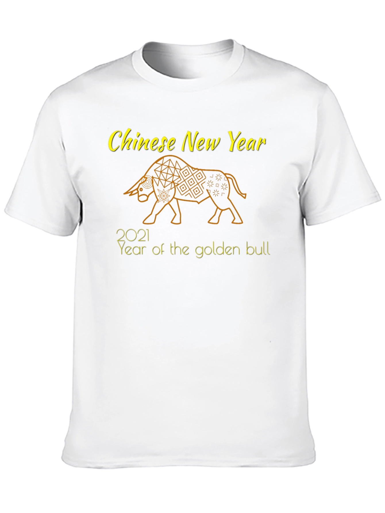 Chinese New Year 2021 Golden Bull T-Shirt