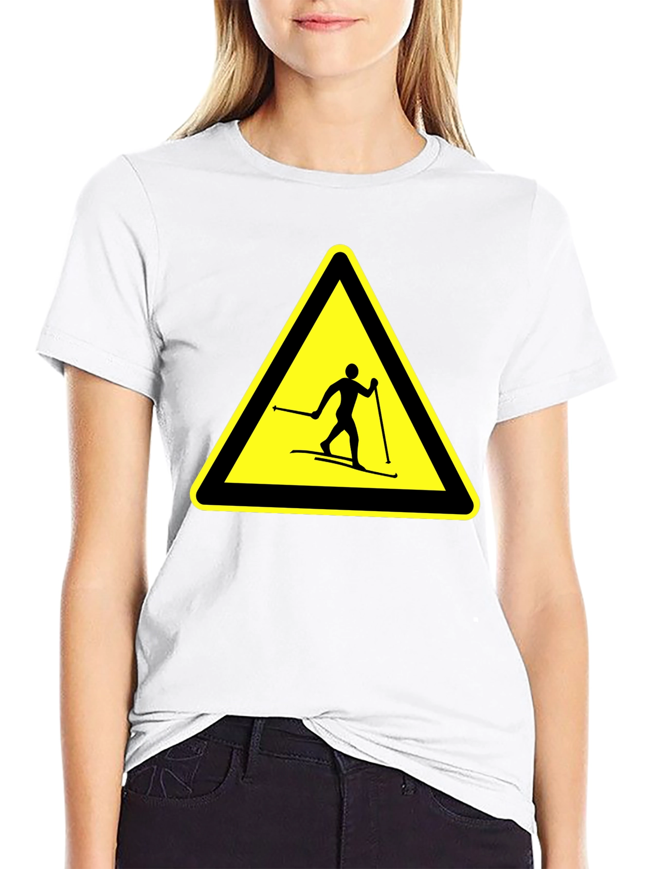 Ski Hazard Black T-Shirt