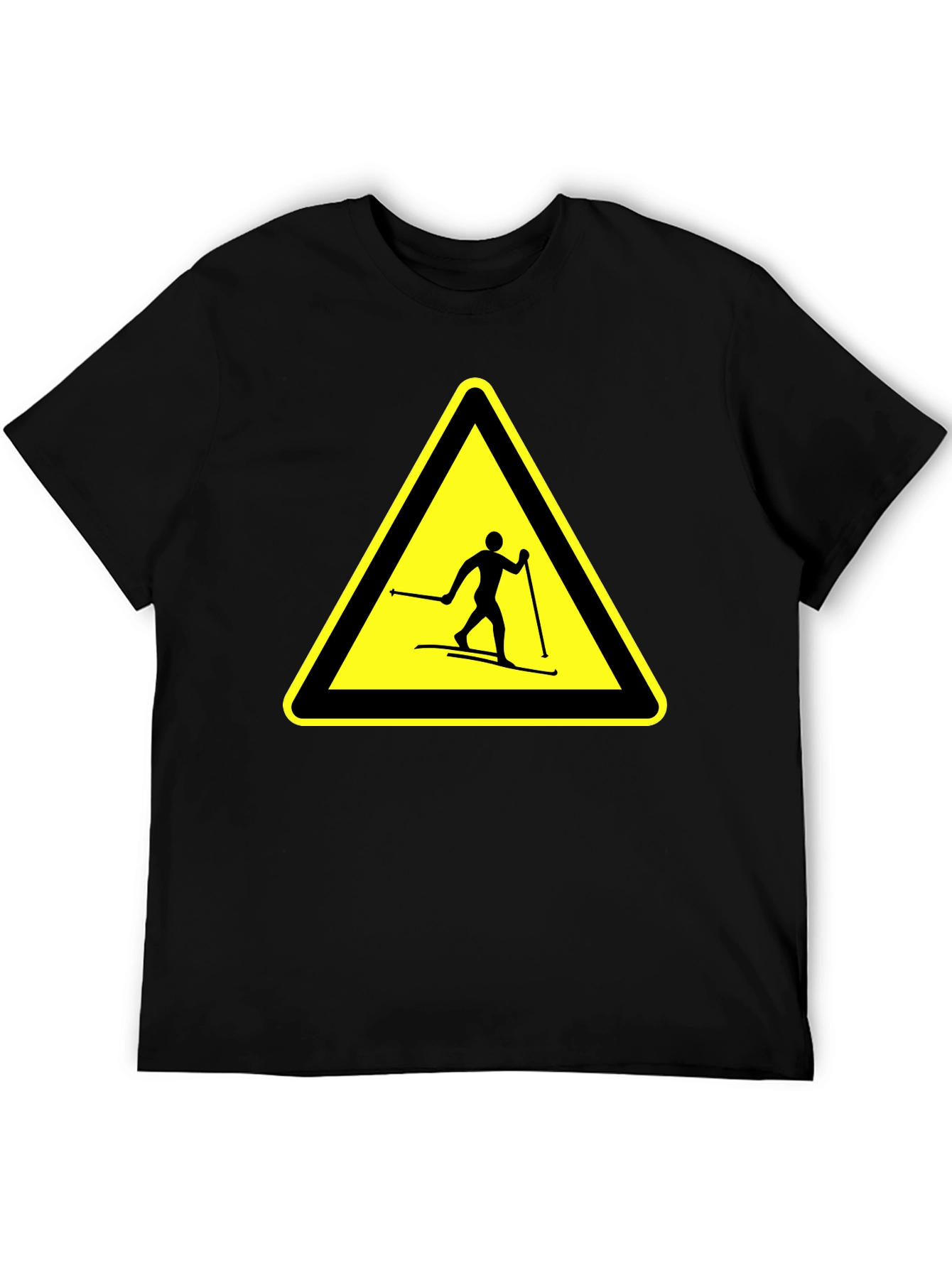 Ski Hazard Black T-Shirt
