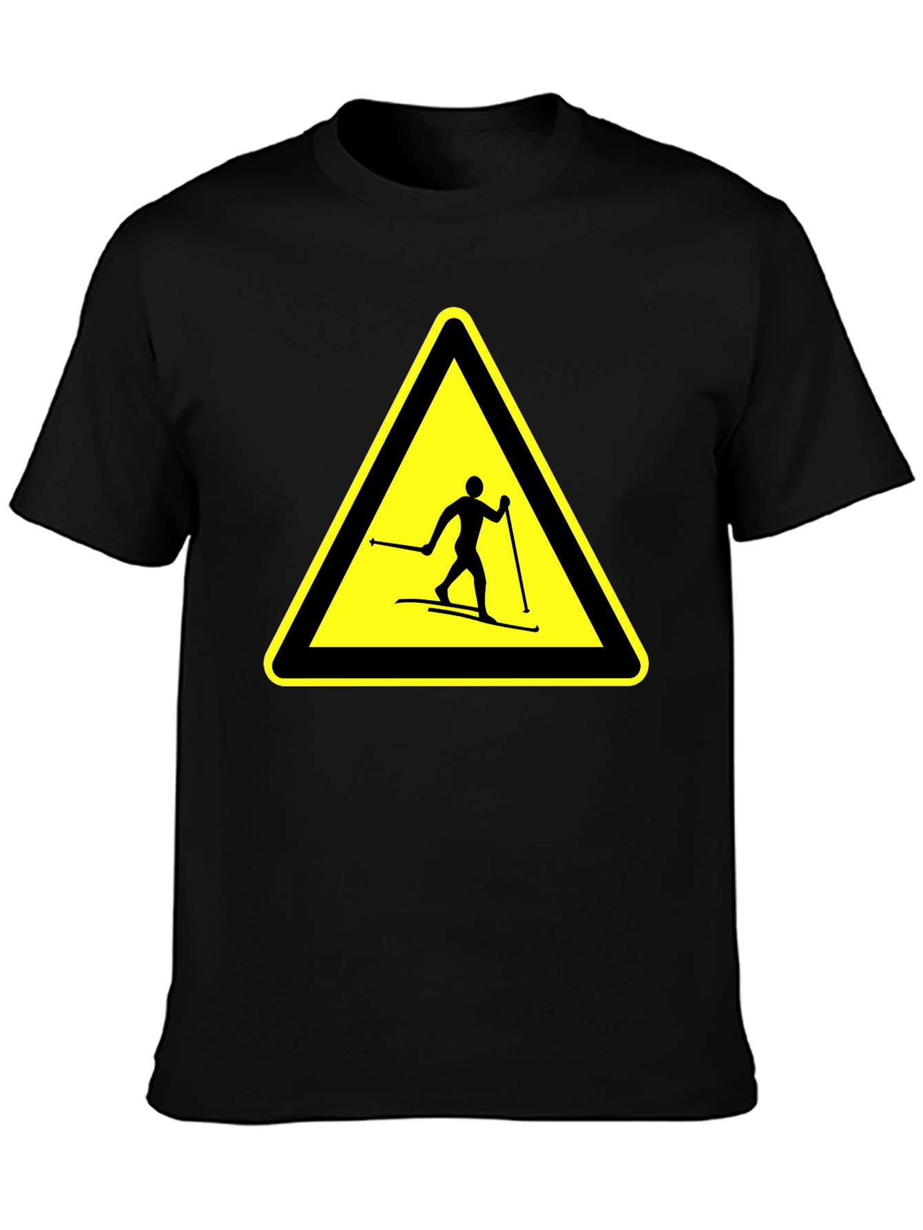 Ski Hazard Black T-Shirt