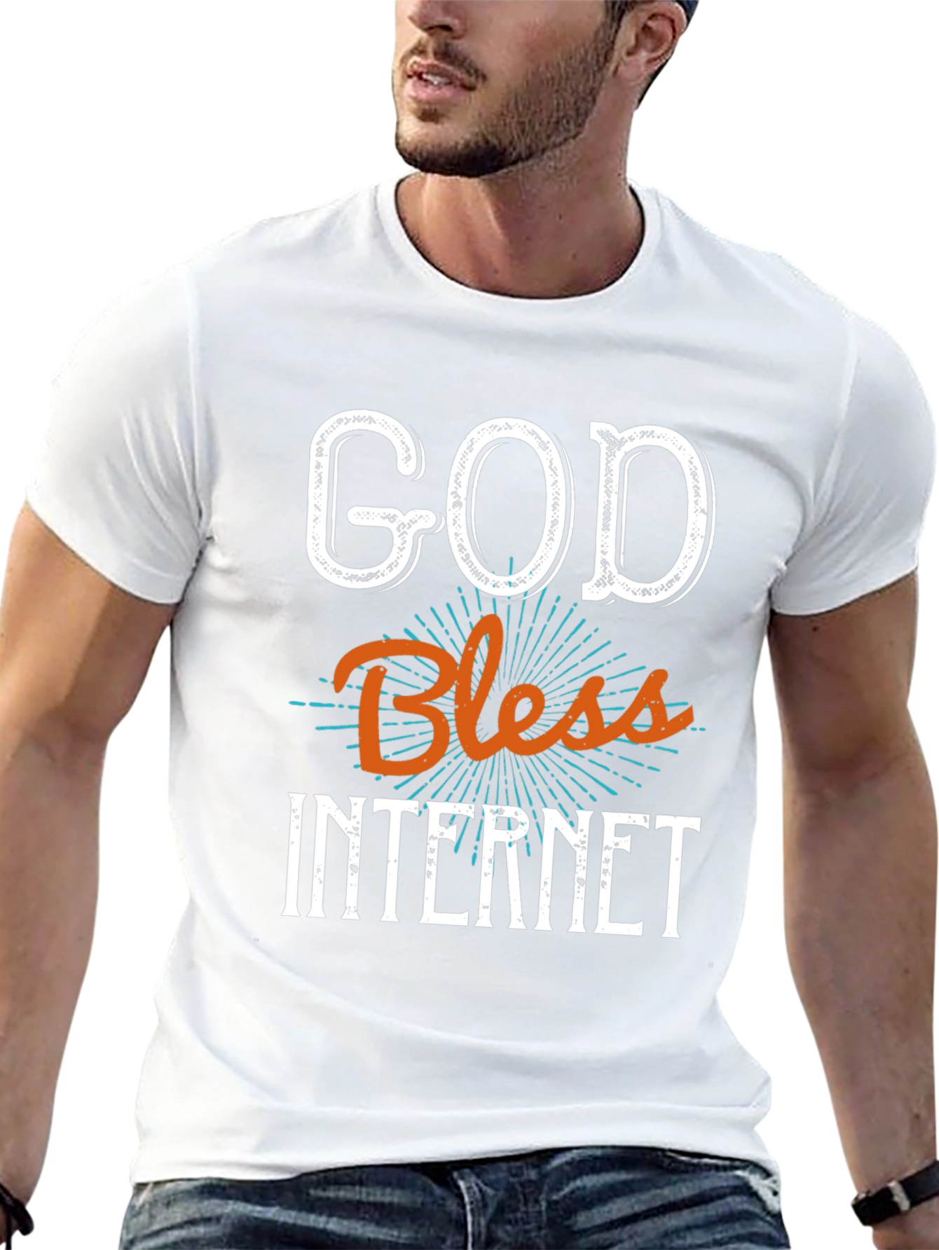 God Bless Internet Graphic Tee