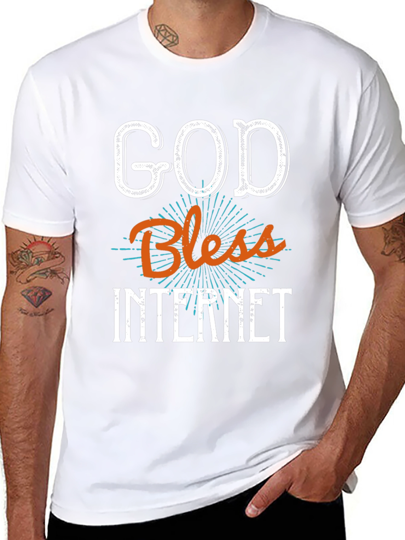 God Bless Internet Graphic Tee