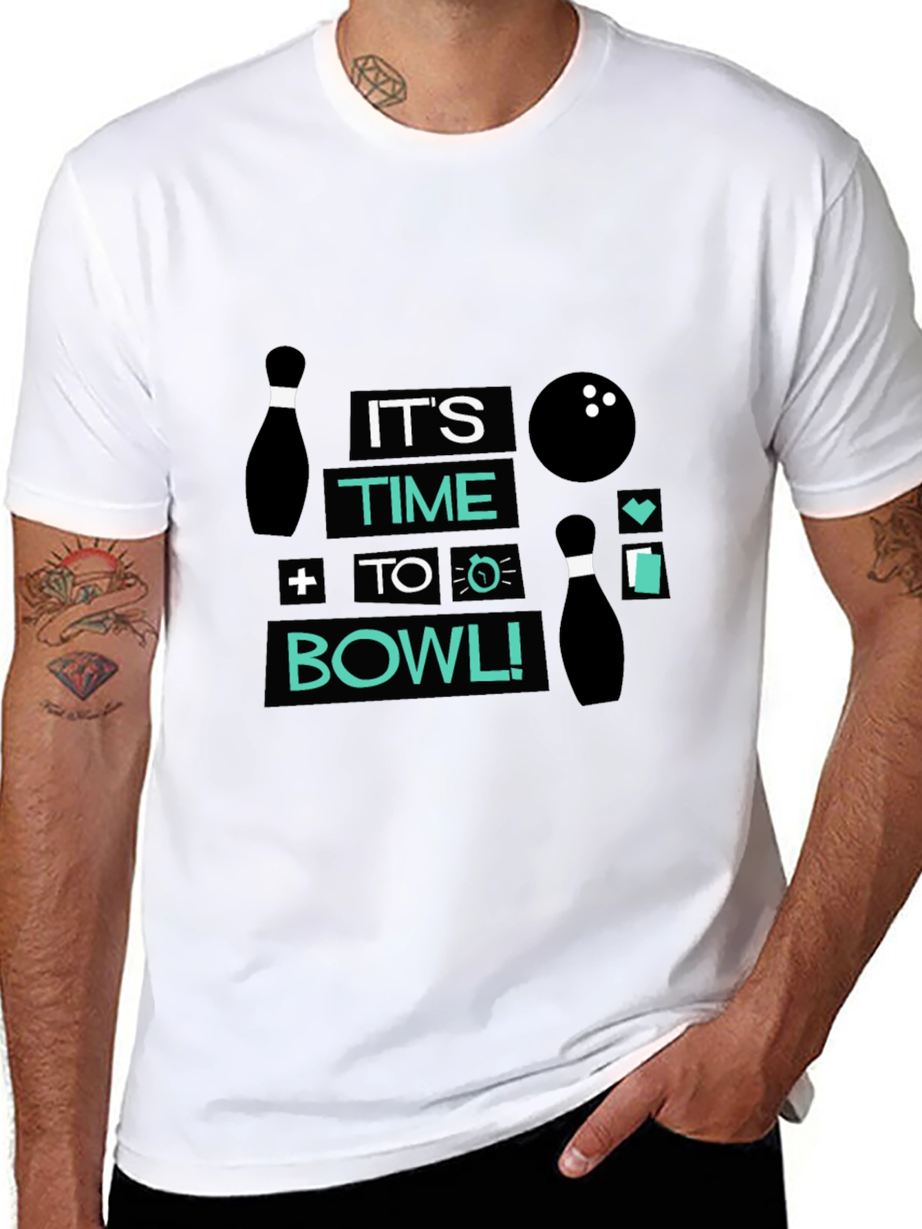 Its Time to Bowl T-Shirt - Bowling Design