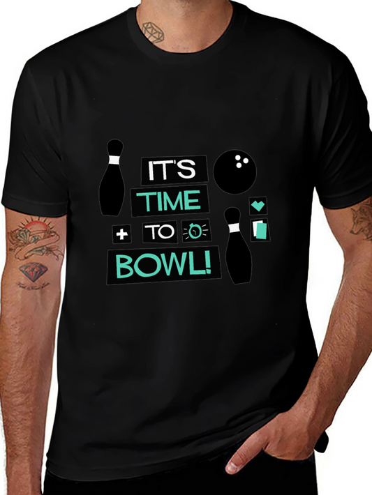 Its Time to Bowl T-Shirt - Bowling Design