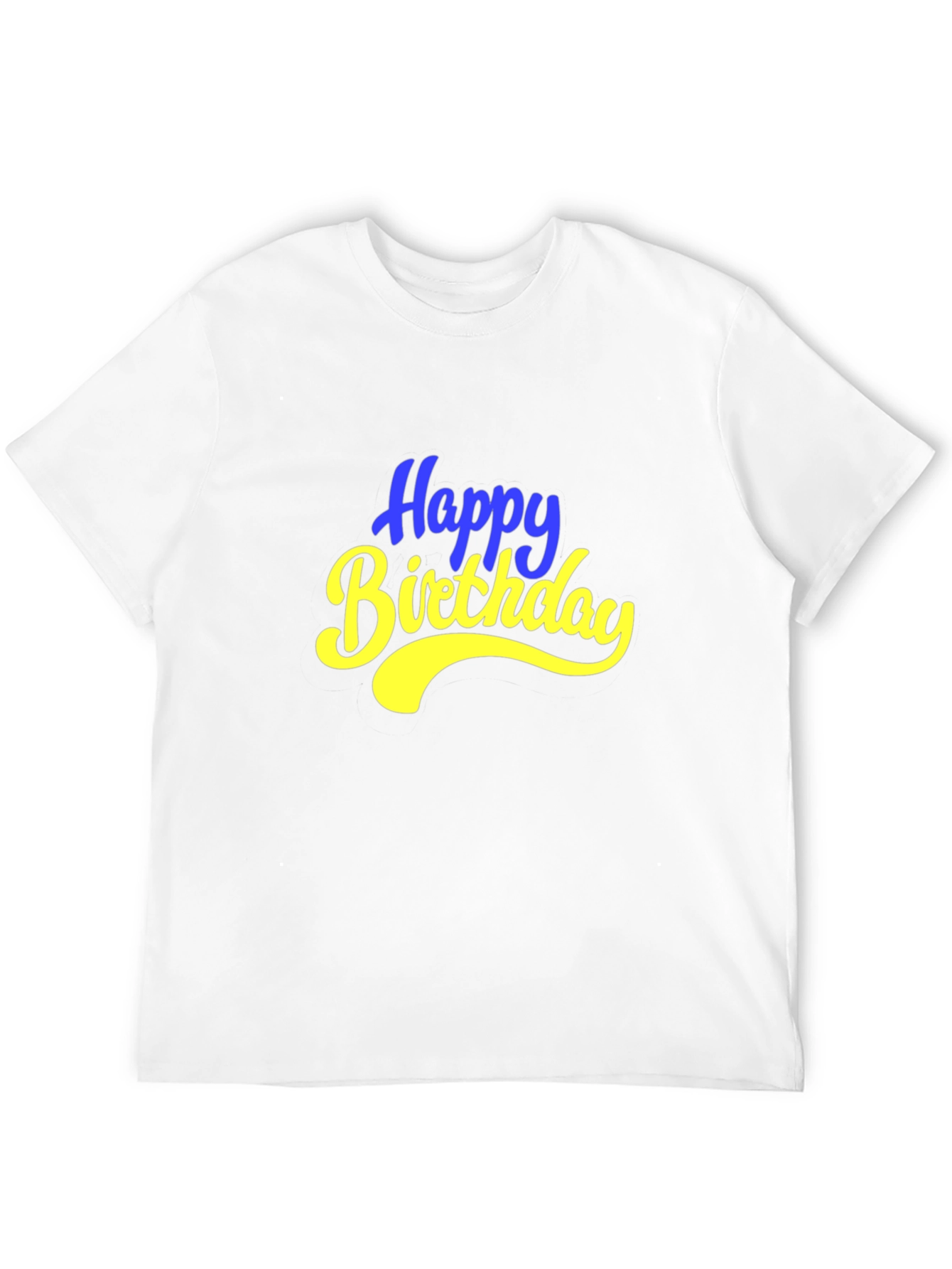 Happy Birthday Graphic T-Shirt - Black