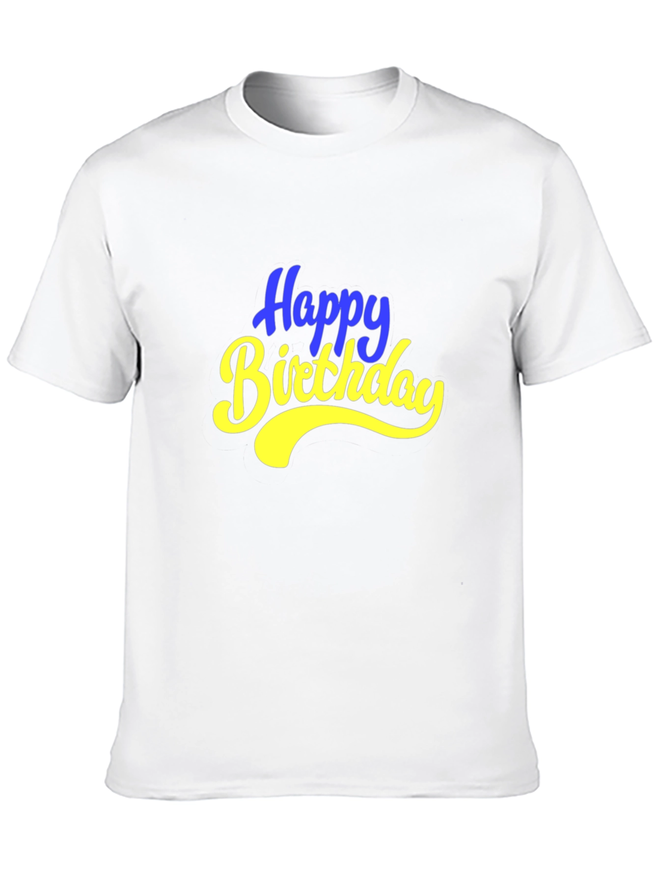 Happy Birthday Graphic T-Shirt - Black