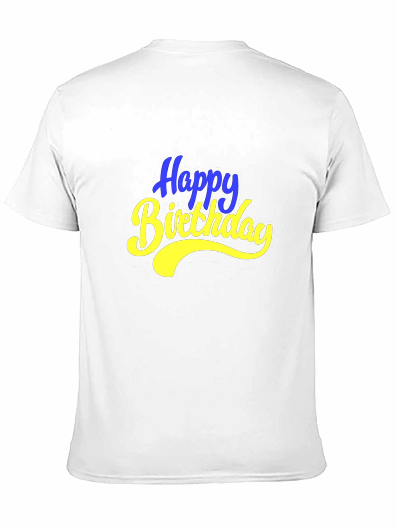 Happy Birthday Graphic T-Shirt - Black