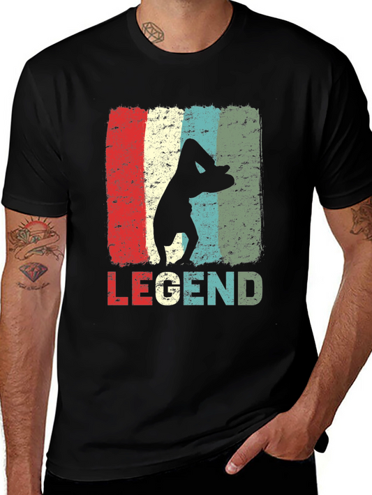 Legend Yoga Pose Vintage Style T-Shirt