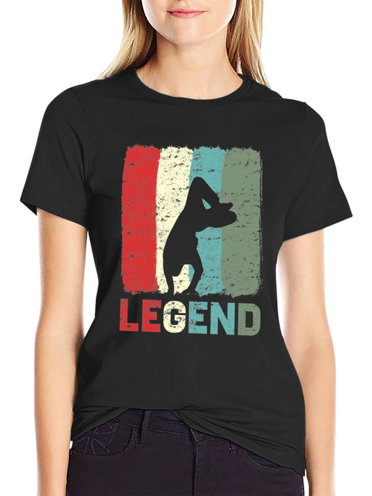 Legend Yoga Pose Vintage Style T-Shirt