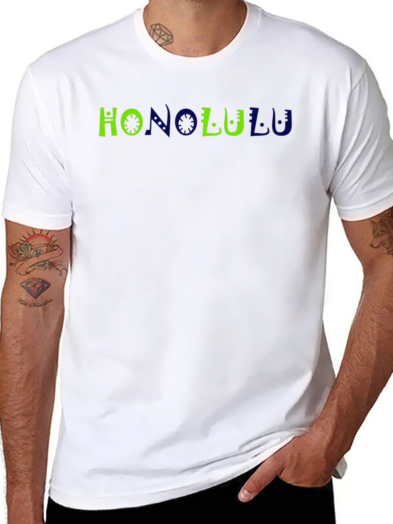 Honolulu Graphic Tee - Island Vibes