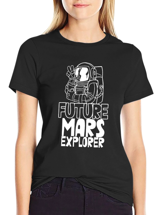 Future Mars Explorer T-Shirt - Black