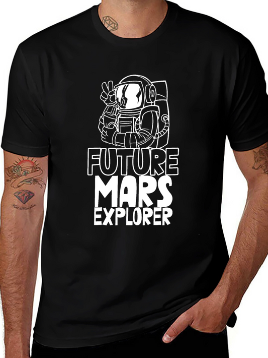Future Mars Explorer T-Shirt - Black