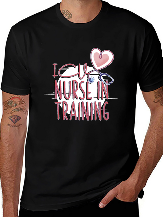 I CU Nurse in Training Black T-Shirt