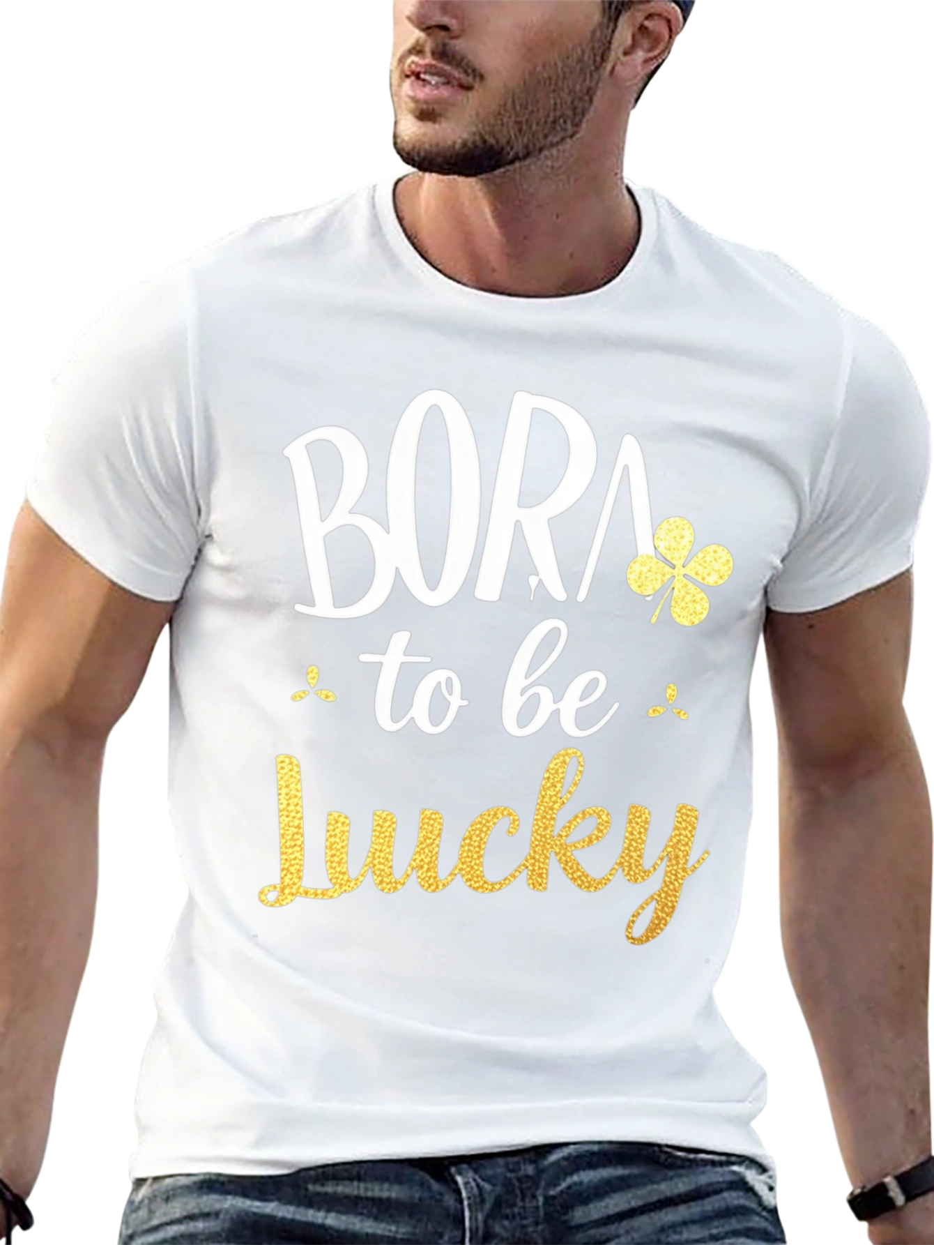 Born to be Lucky Shamrock Tee