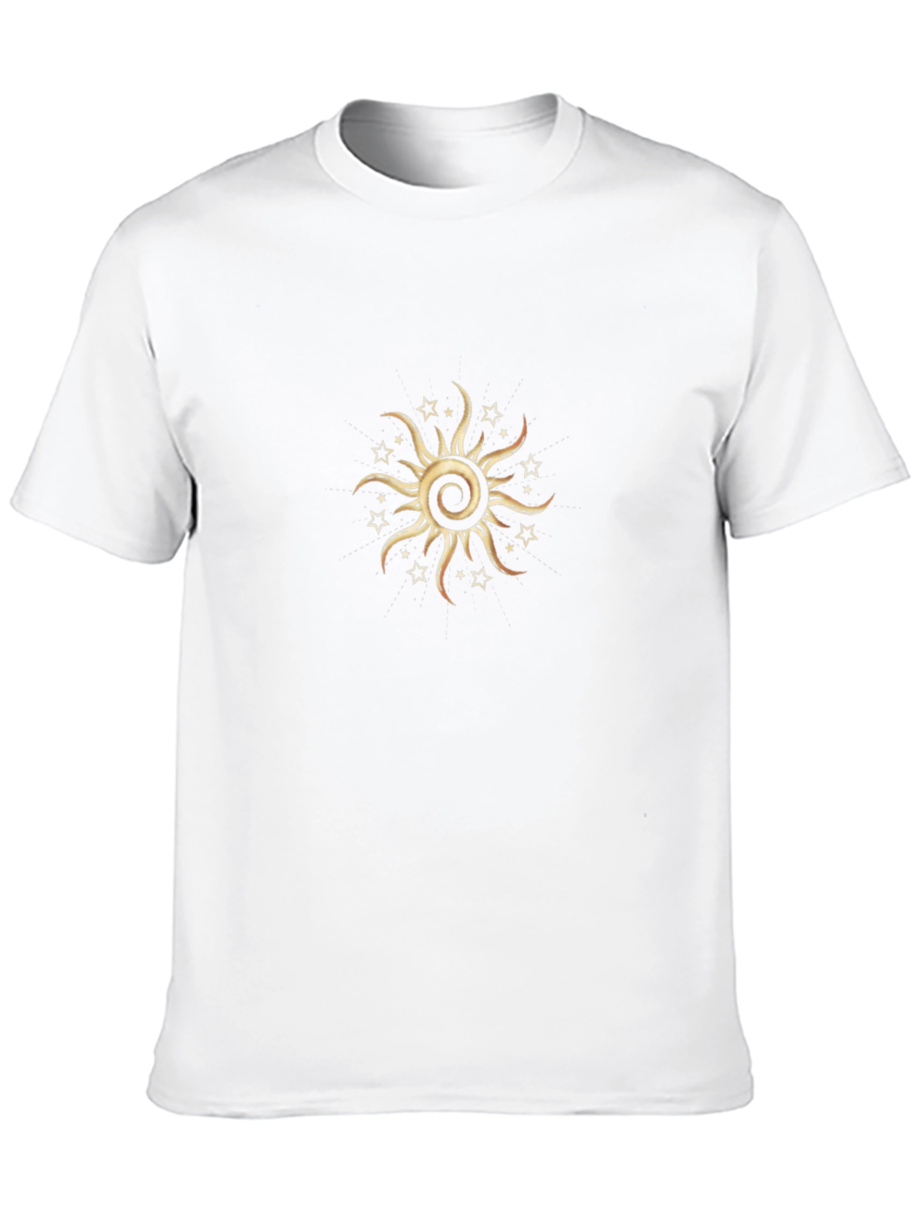 Sun & Stars Graphic Black Tee