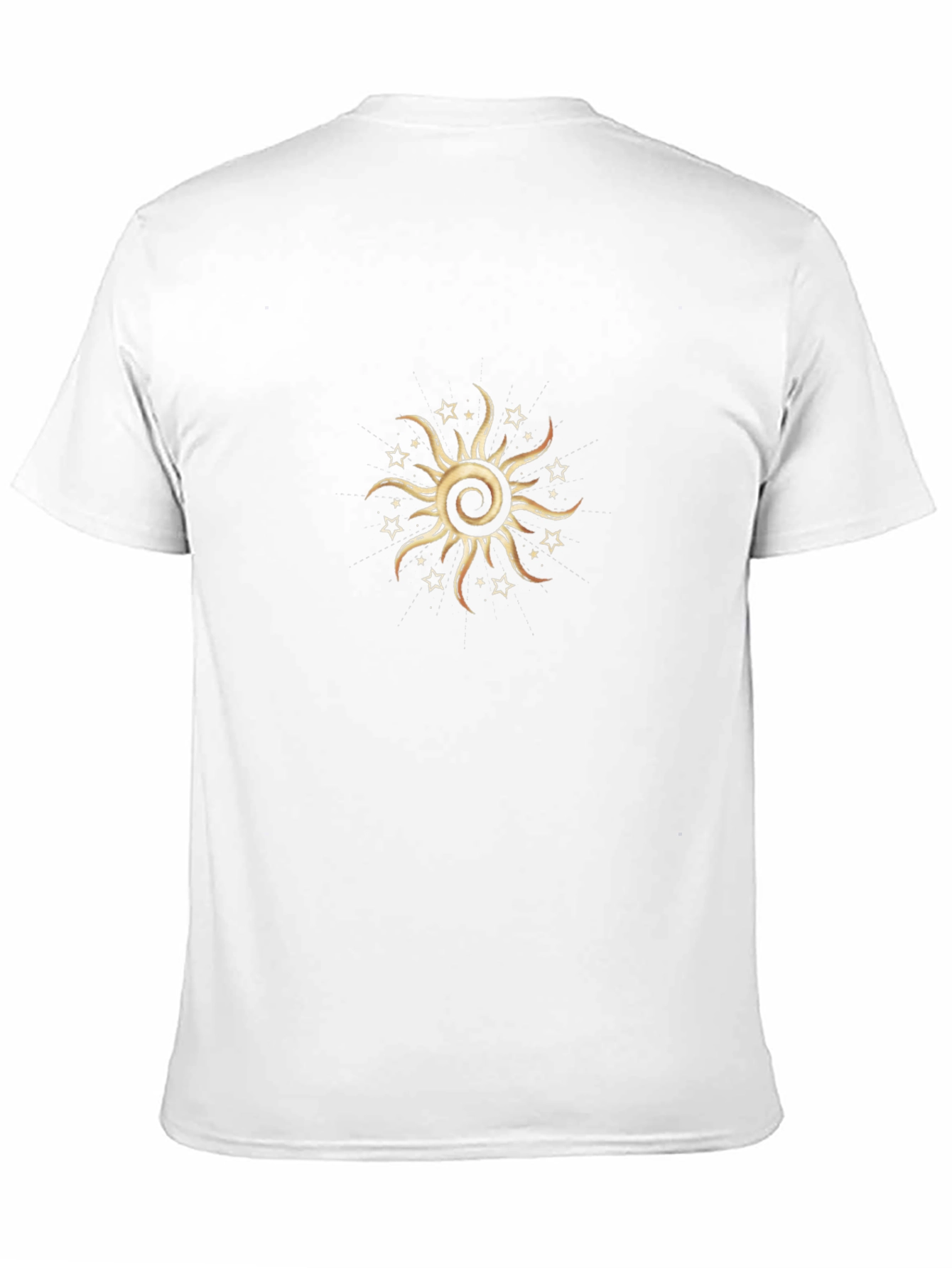 Sun & Stars Graphic Black Tee