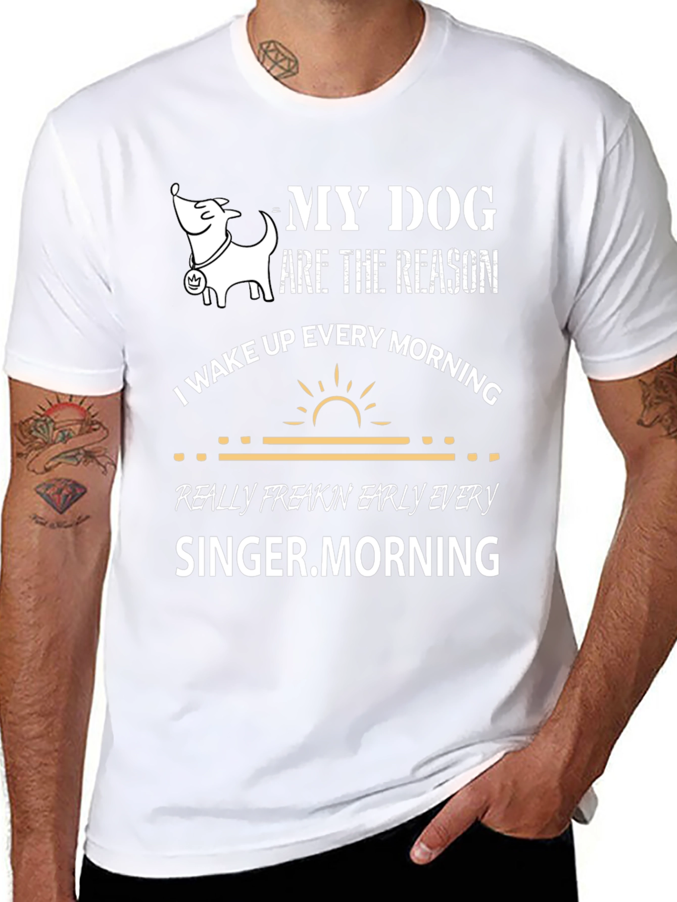 My Dog is The Reason Graphic T-Shirt