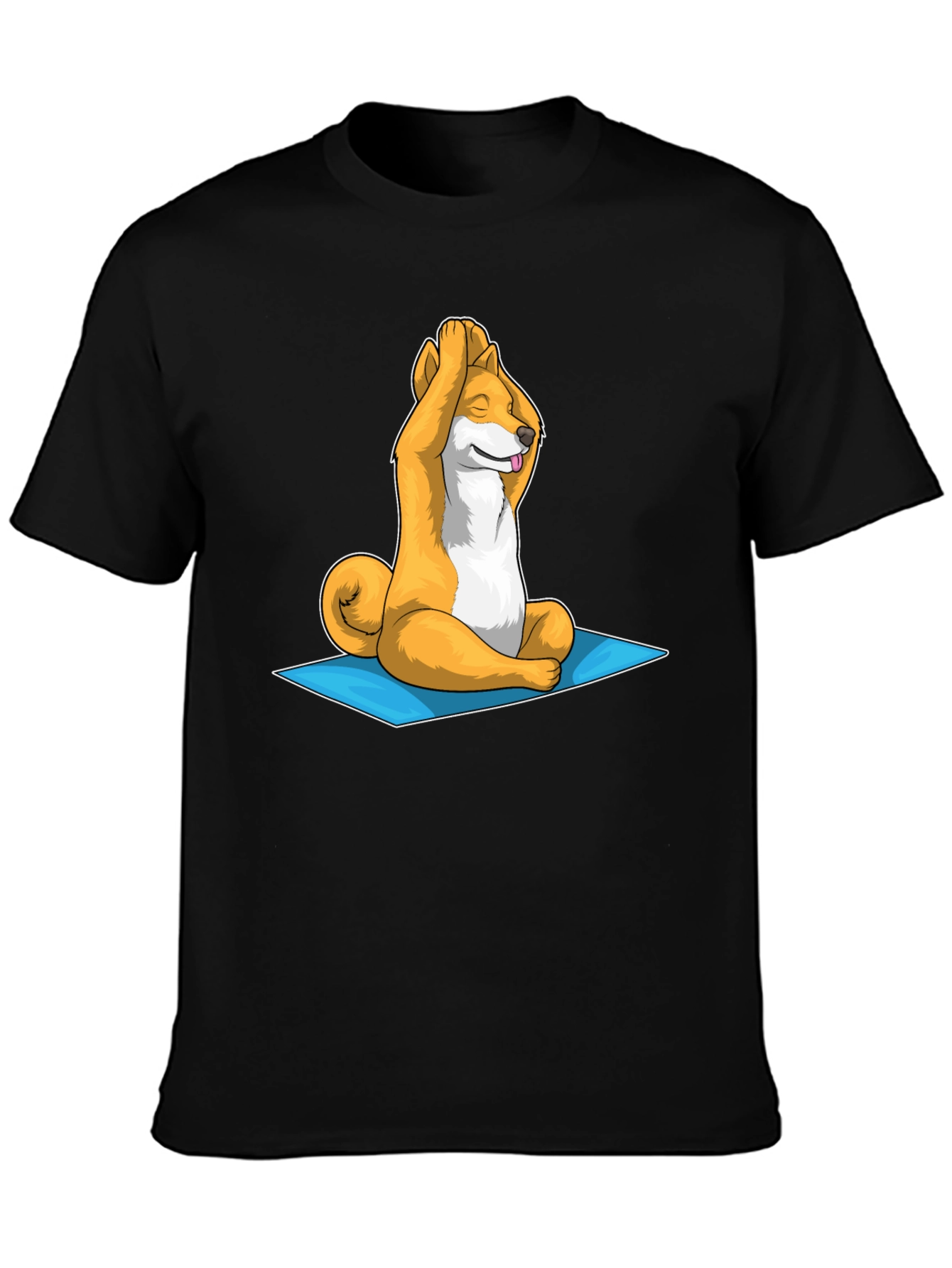 Yoga Shiba Inu Graphic T-Shirt
