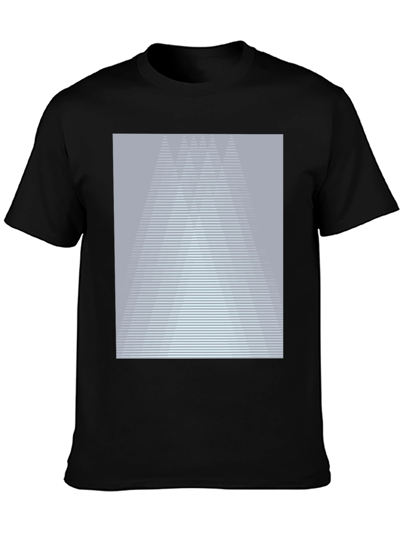 Abstract Geometric Graphic Tee - Modern Casual Shirt