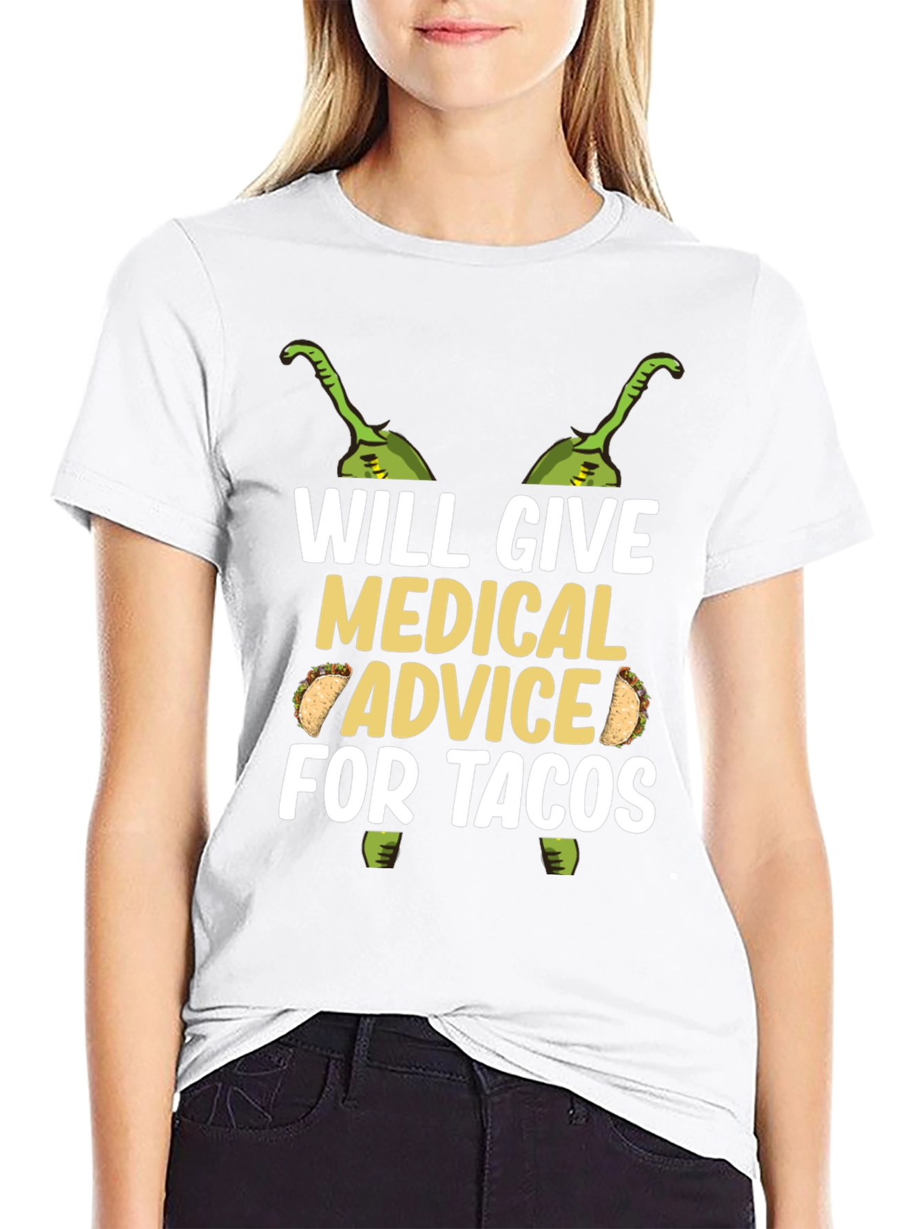 Medical Advice for Tacos Graphic T-Shirt
