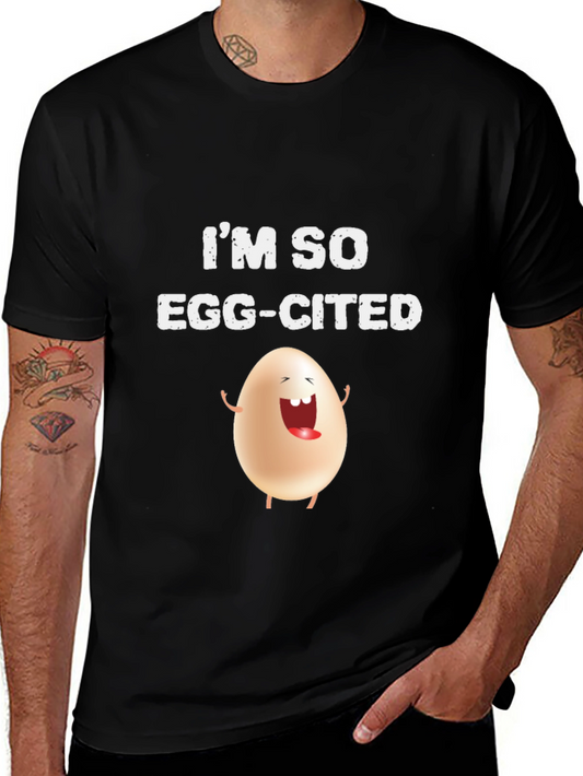 Funny Egg-Cited T-Shirt