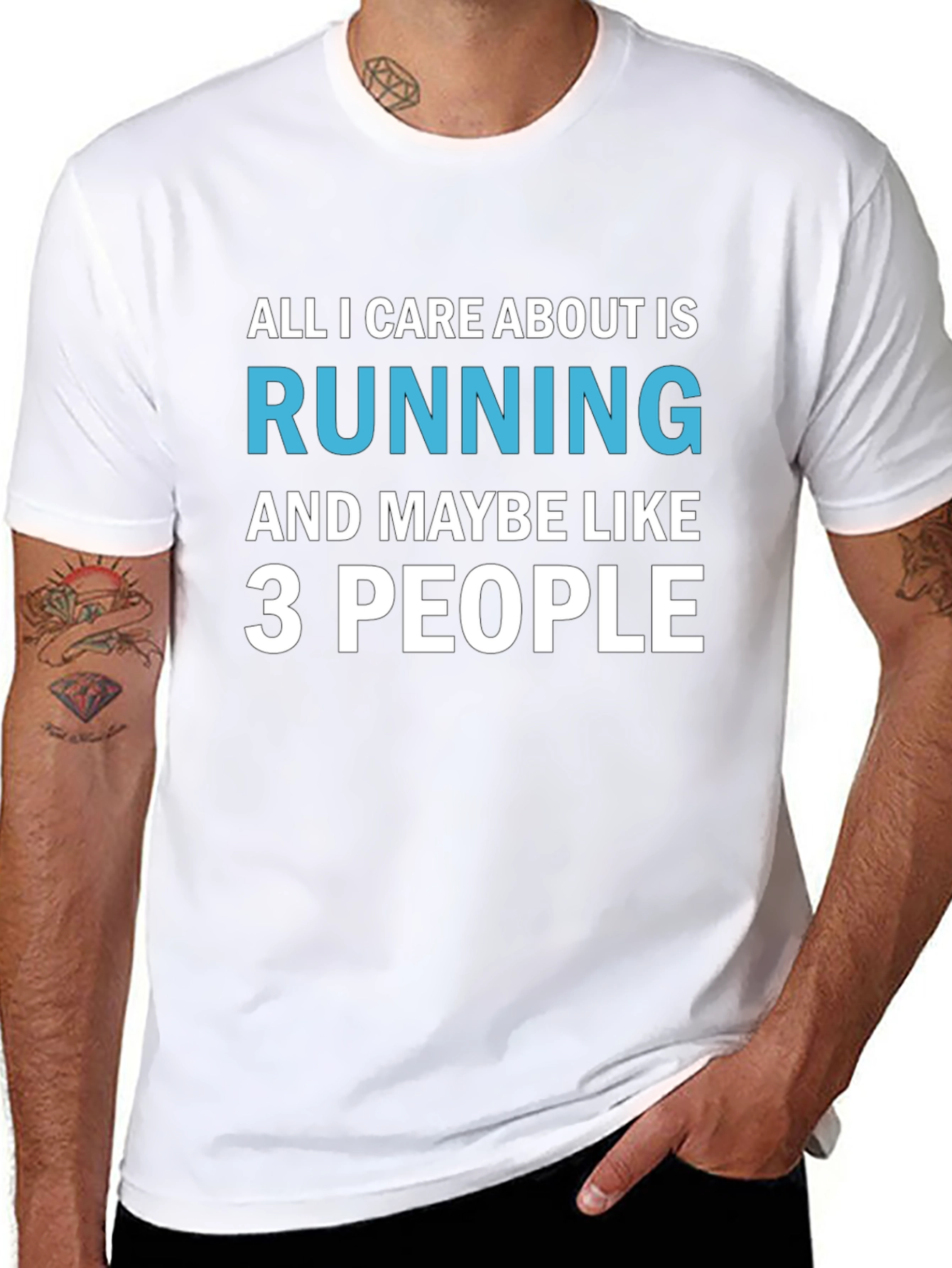 Running T-Shirt: All I Care About Is Running