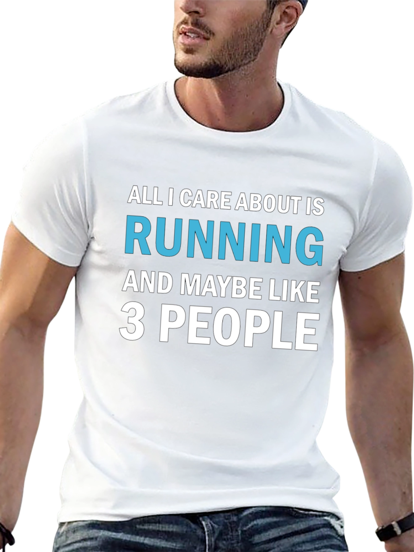 Running T-Shirt: All I Care About Is Running