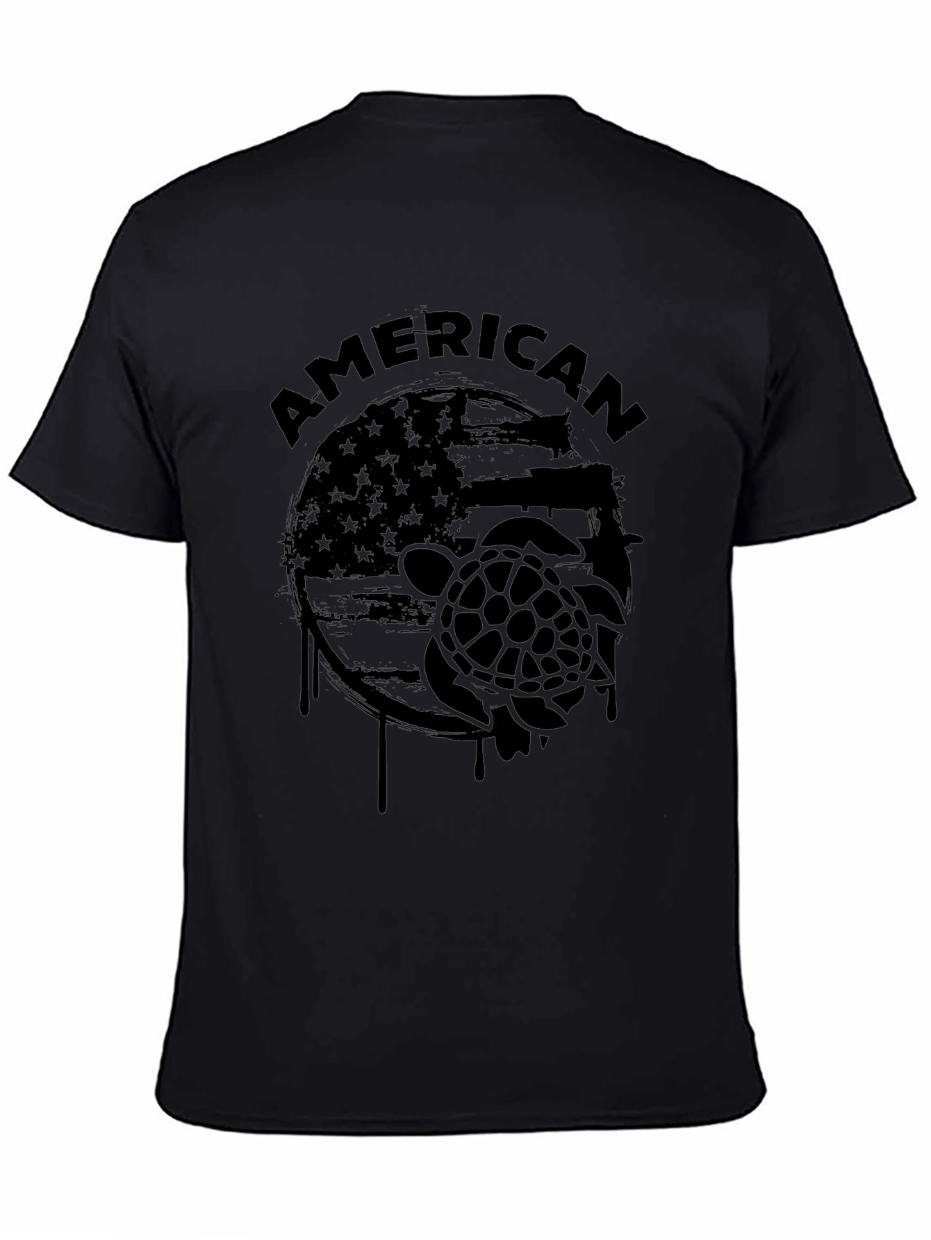 American Turtle Graphic T-Shirt