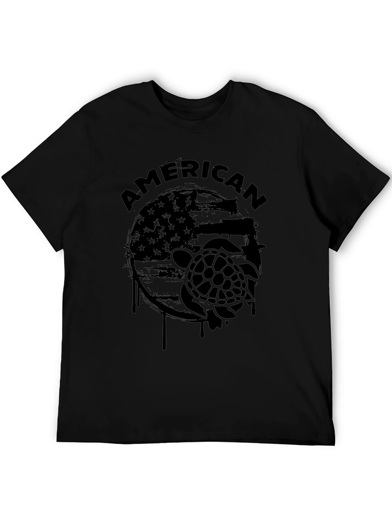 American Turtle Graphic T-Shirt