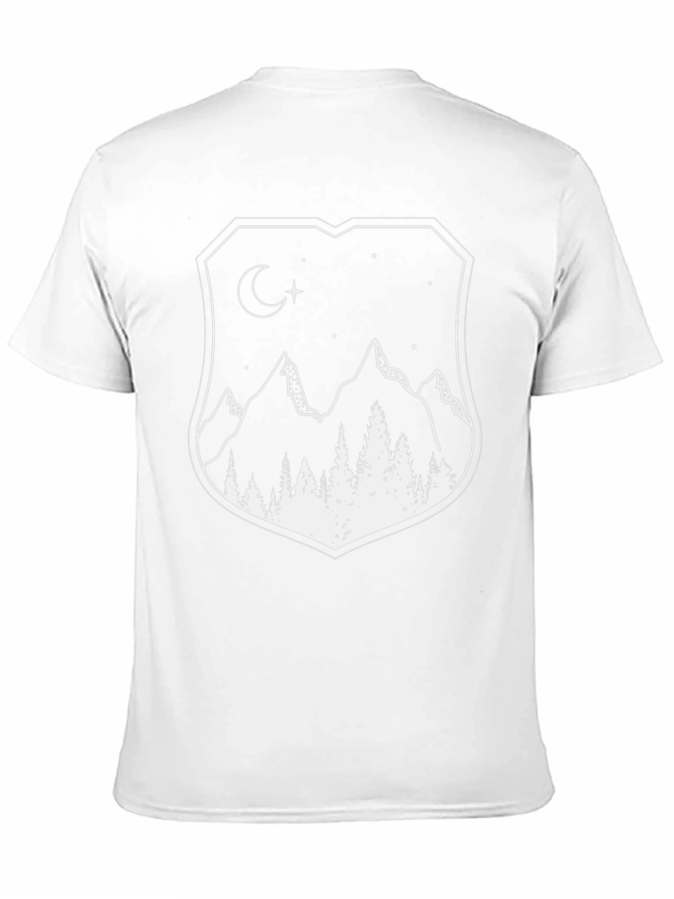 Mountainscape Graphic Tee - Black