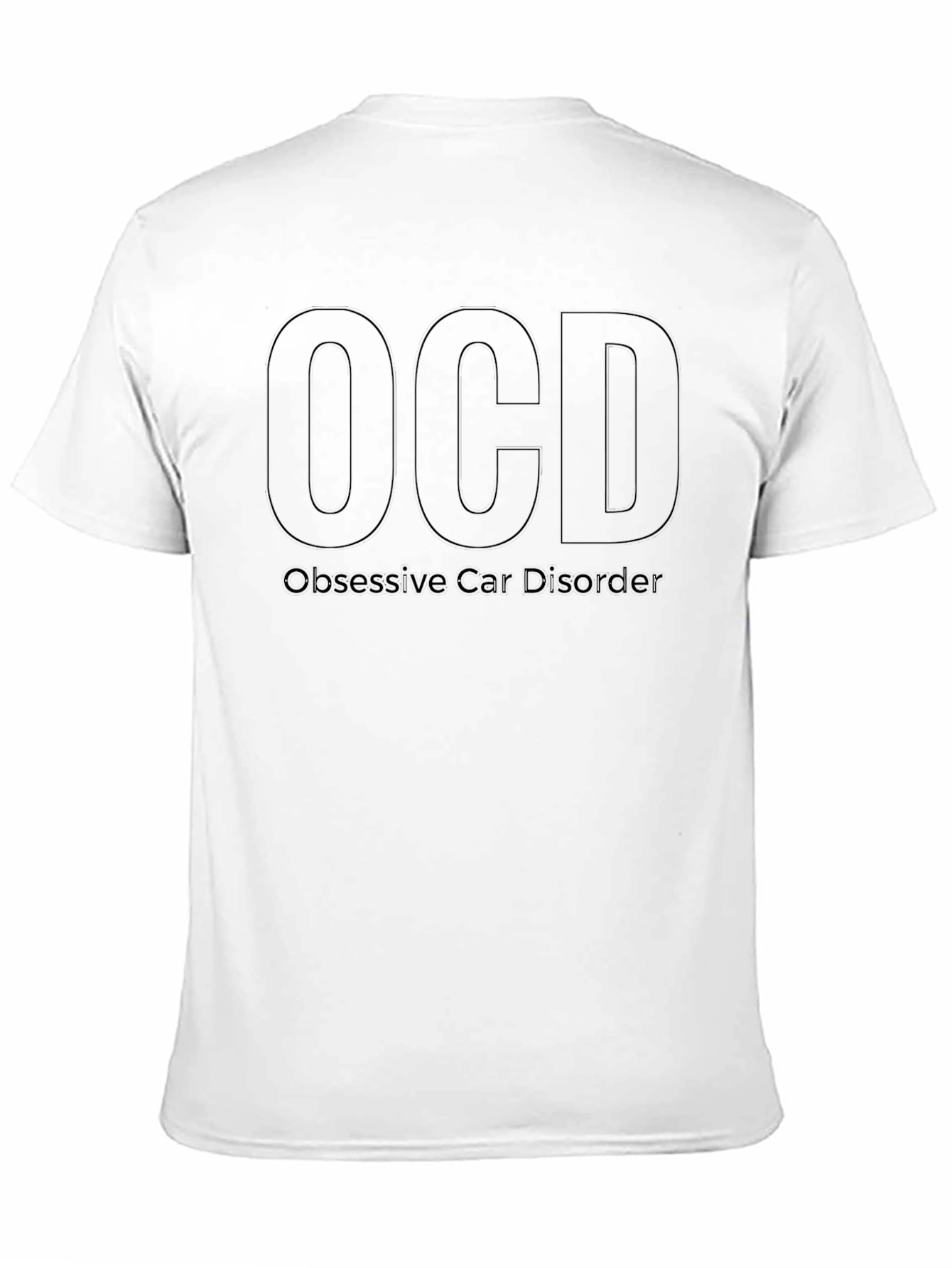 OCD Obsessive Cat Disorder Funny Black T-Shirt