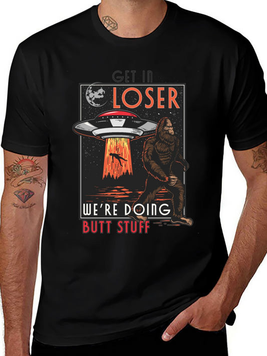 Get In Loser UFO Sasquatch T-Shirt