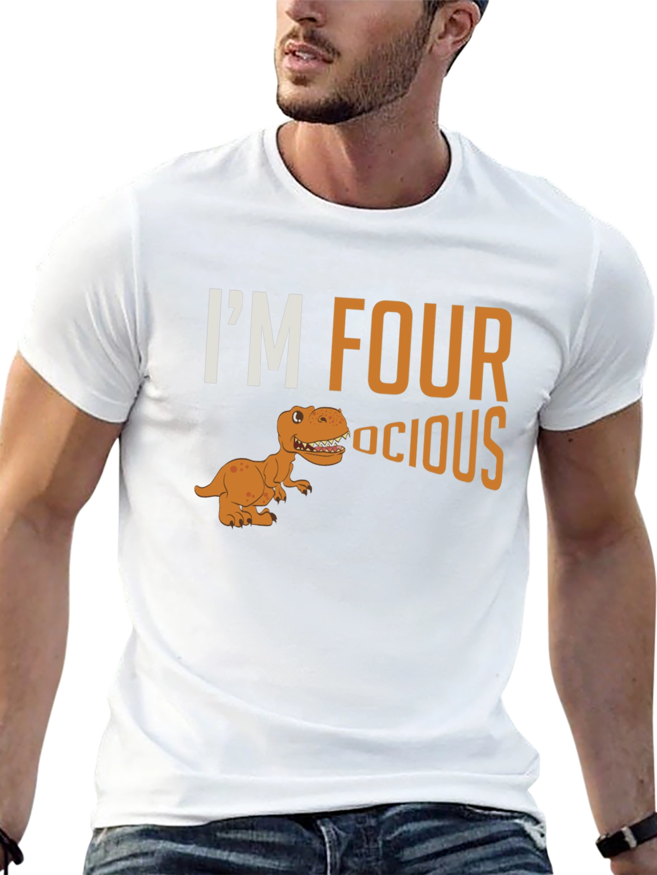 Four-ocious Dino T-Shirt