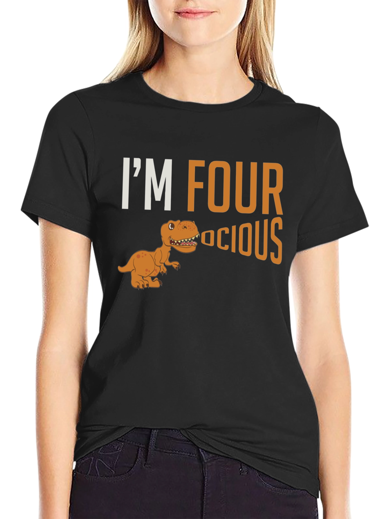 Four-ocious Dino T-Shirt