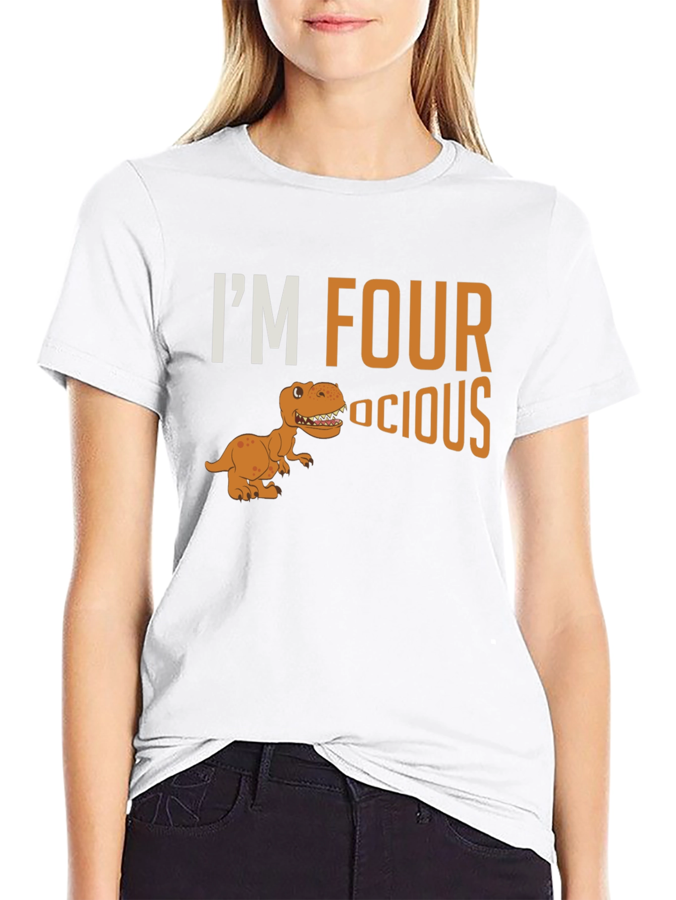 Four-ocious Dino T-Shirt