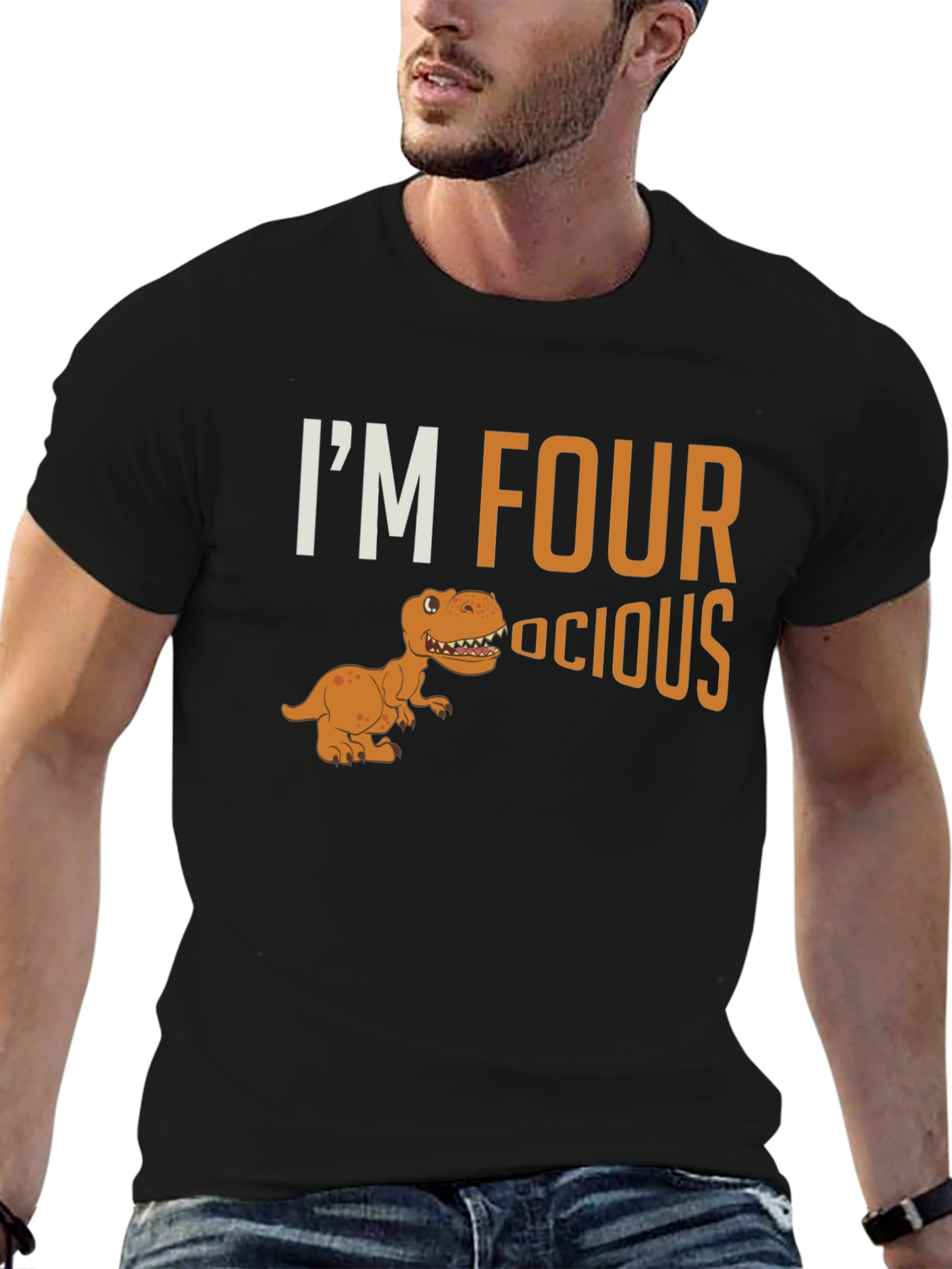 Four-ocious Dino T-Shirt