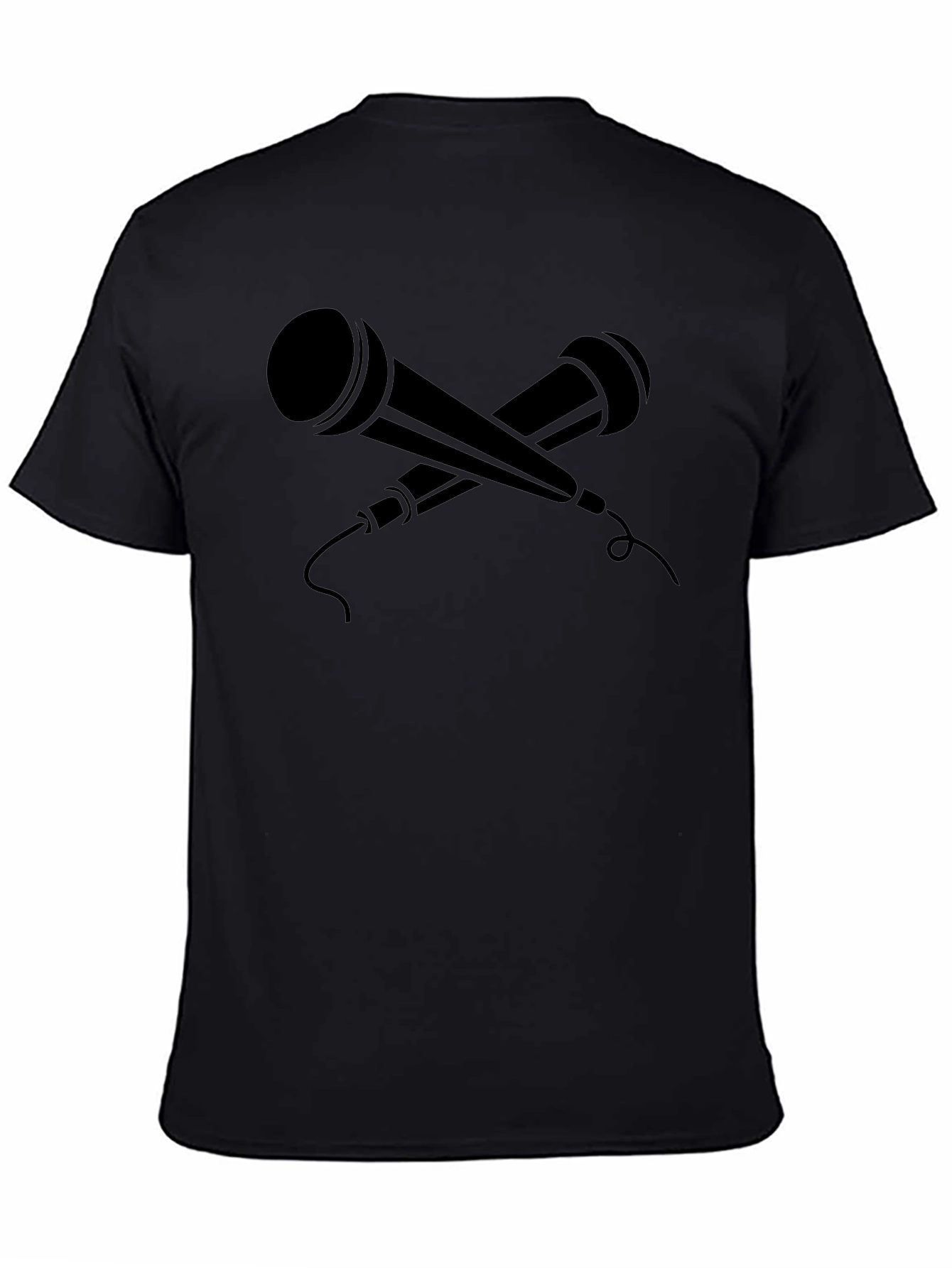 Mic Drop Graphic Tee - Mens Black T-Shirt
