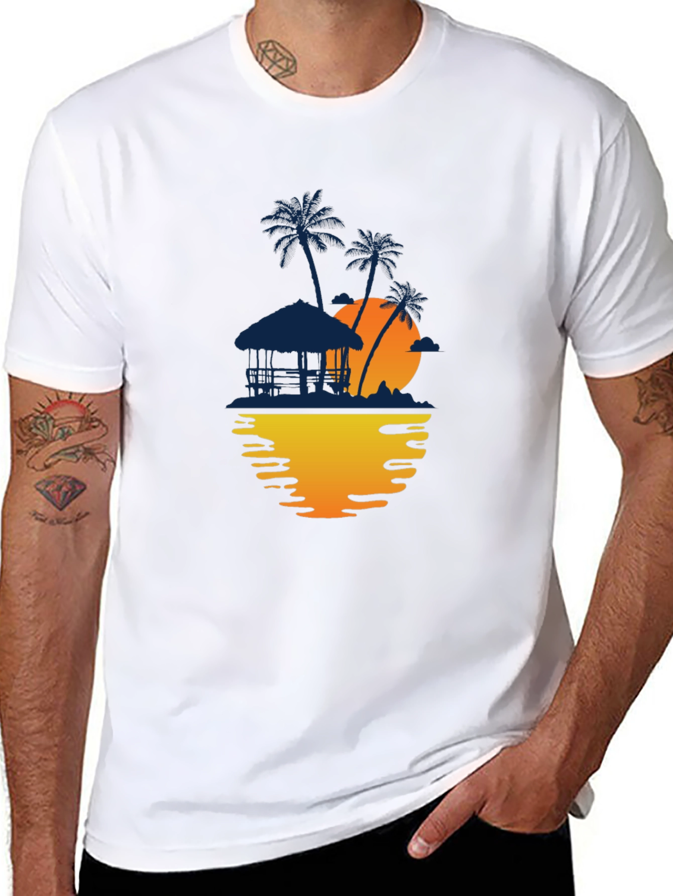 Tropical Sunset Graphic Tee