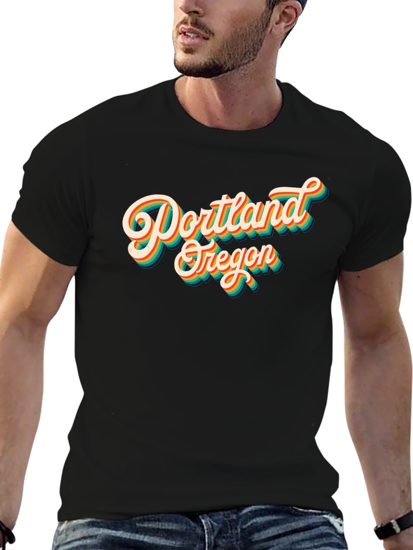 Retro Portland Oregon Graphic Tee