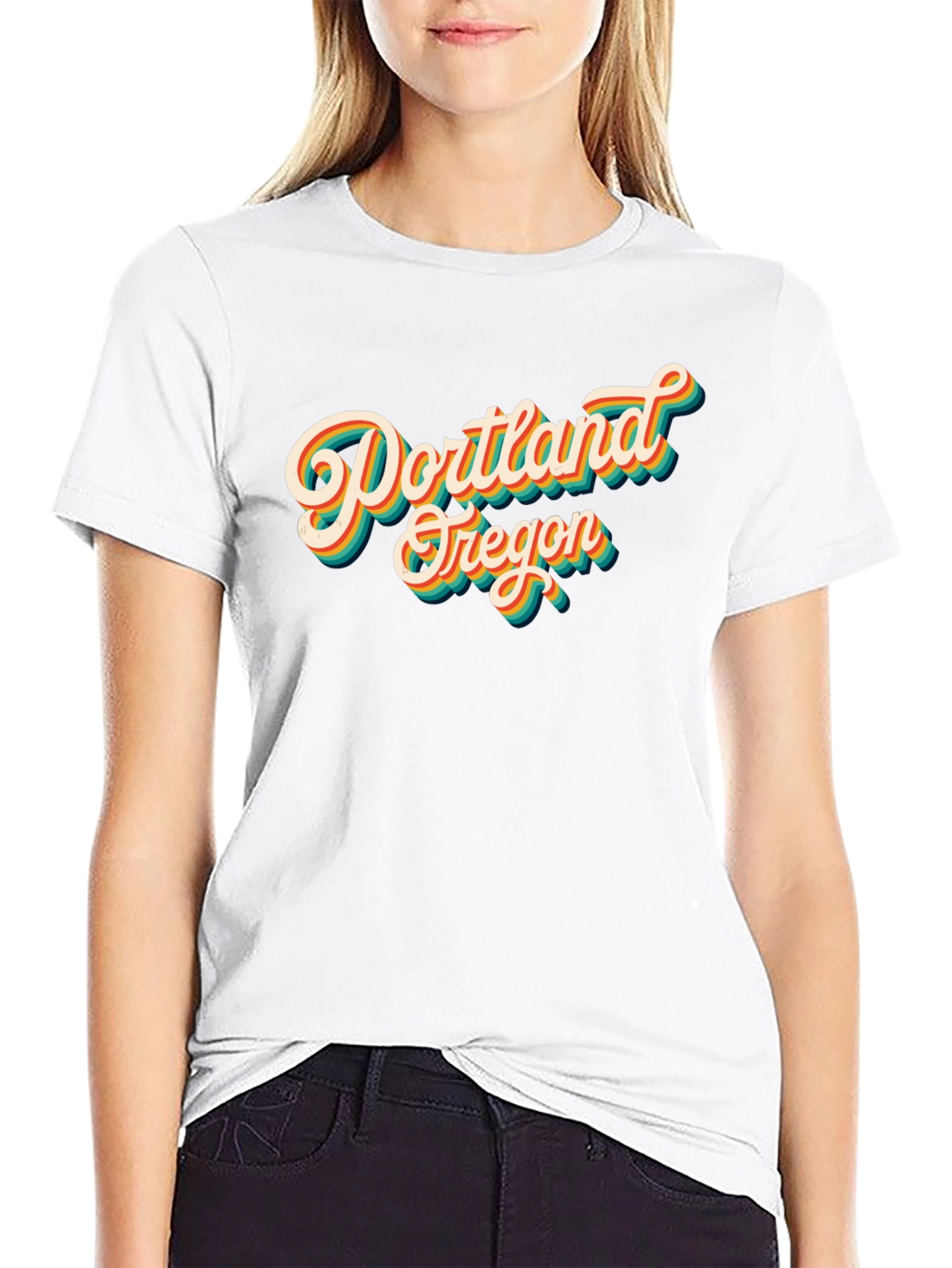 Retro Portland Oregon Graphic Tee