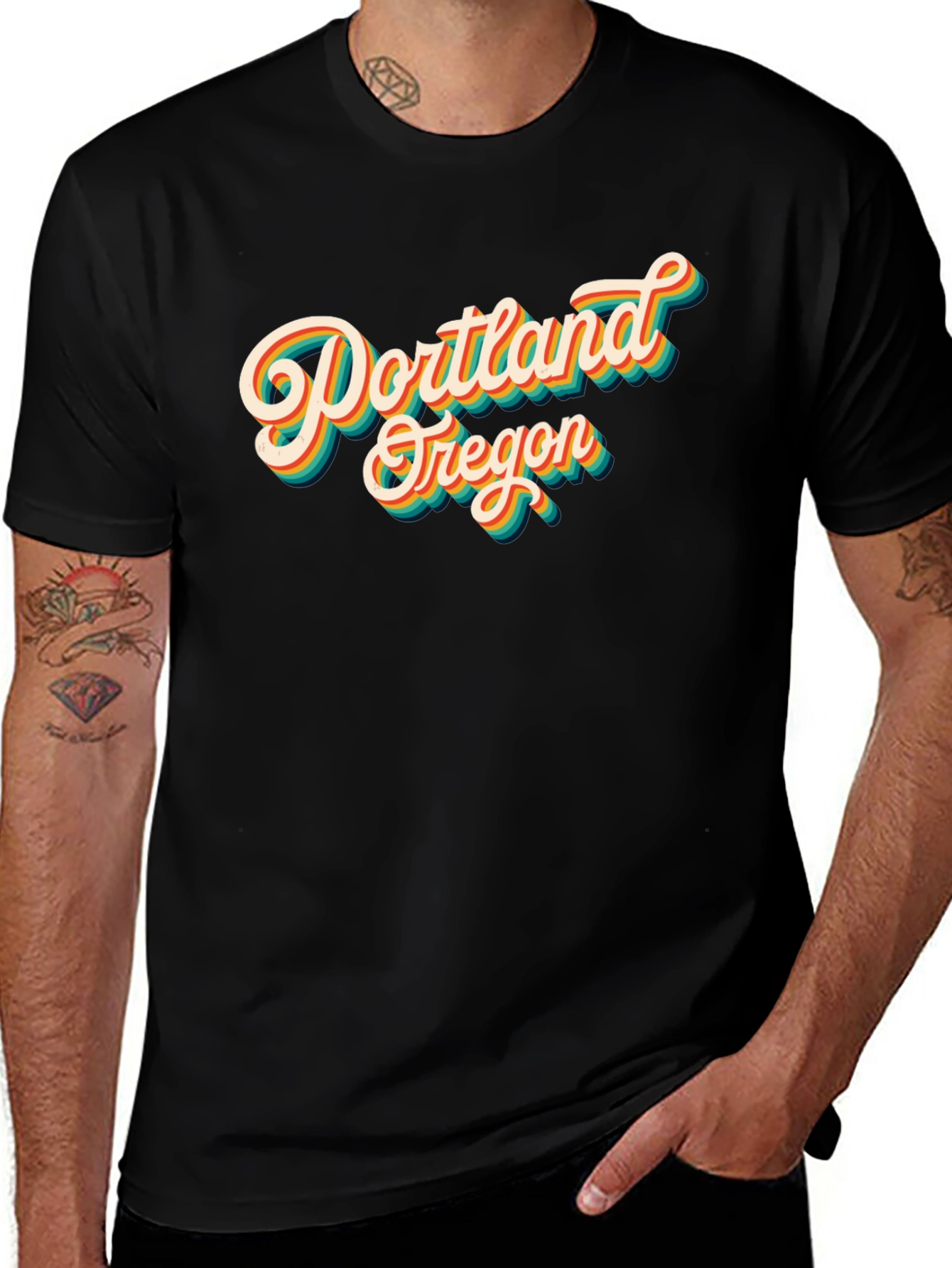 Retro Portland Oregon Graphic Tee