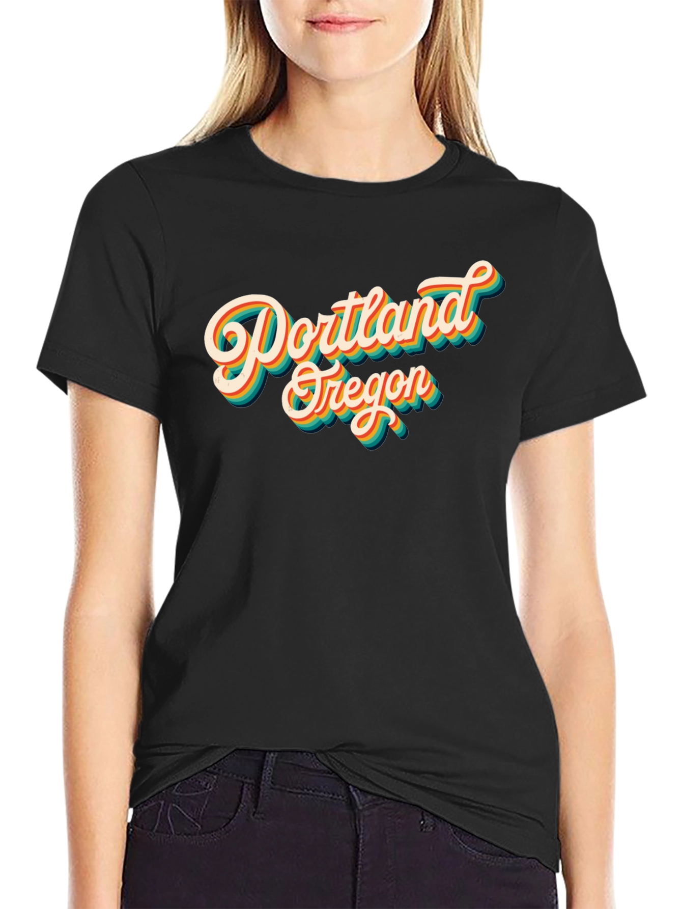 Retro Portland Oregon Graphic Tee