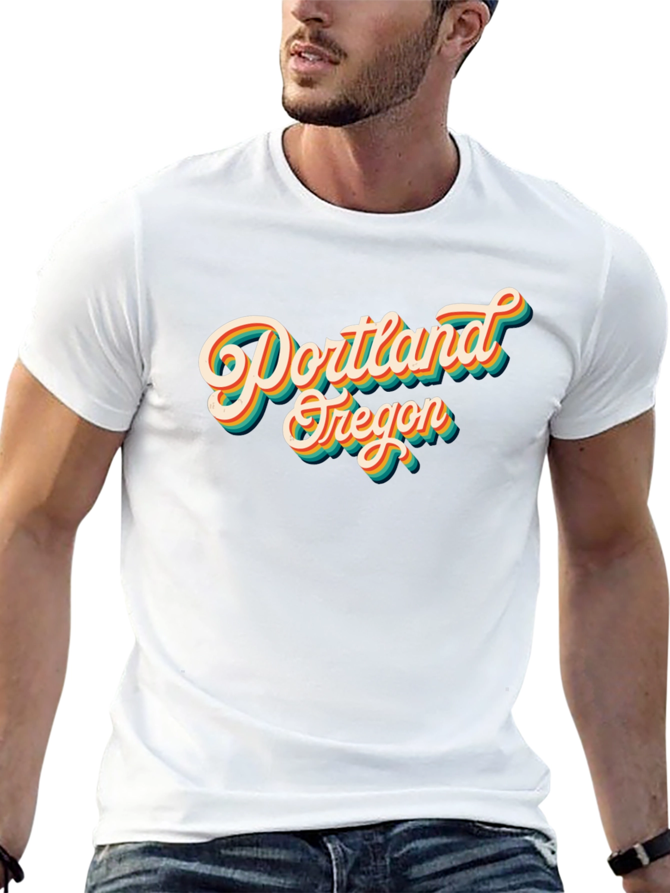 Retro Portland Oregon Graphic Tee