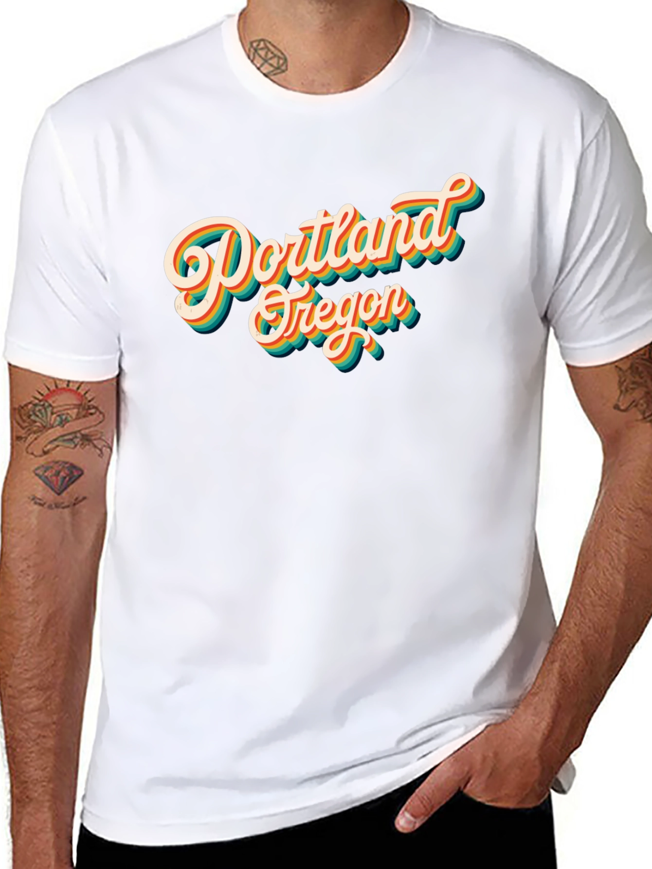 Retro Portland Oregon Graphic Tee