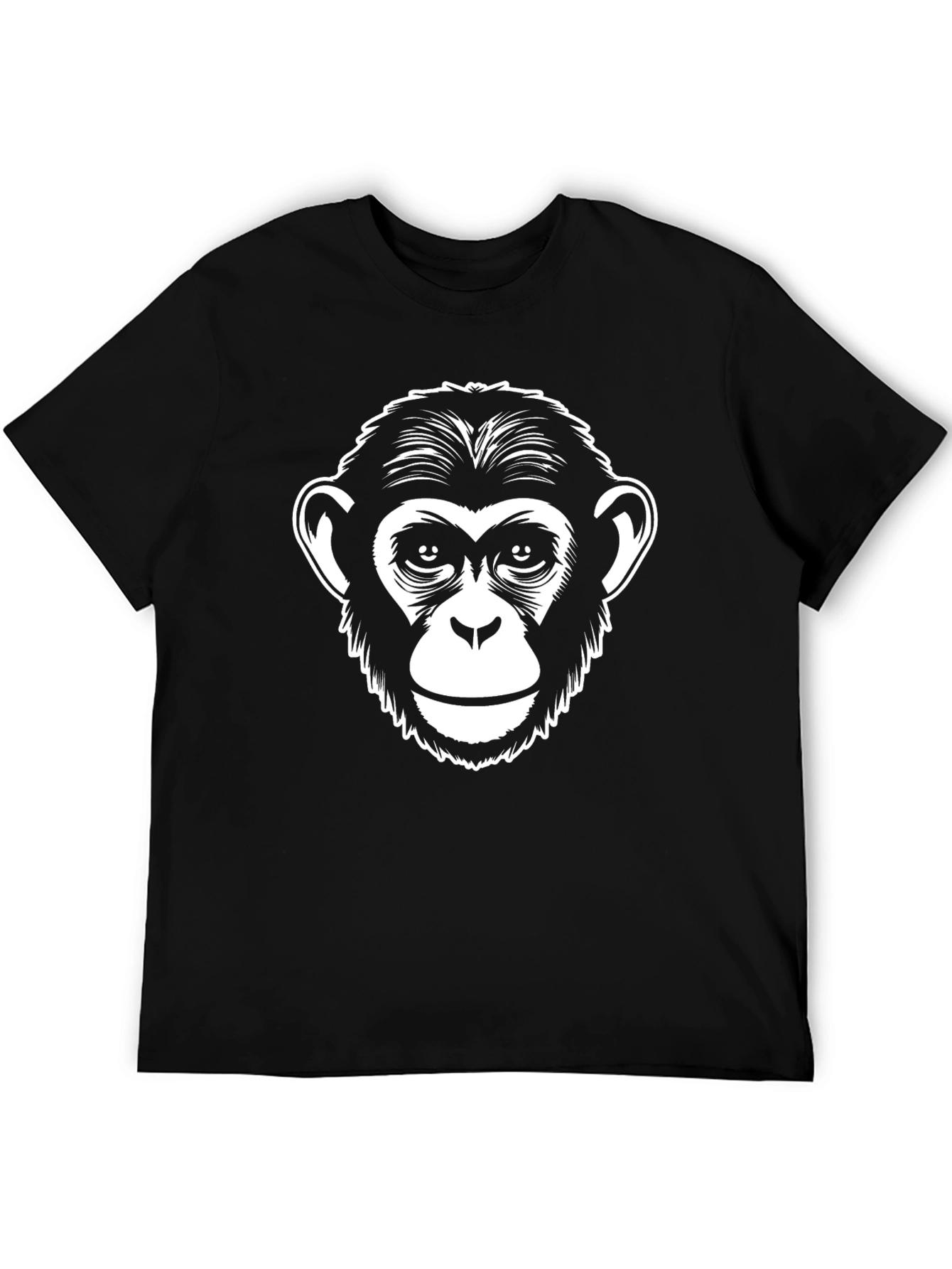 Monkey Graphic Black T-Shirt