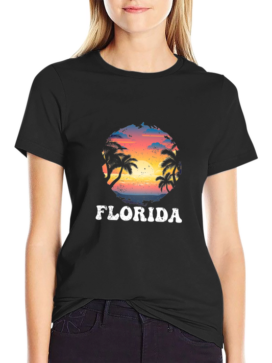 Florida Sunset Graphic T-Shirt