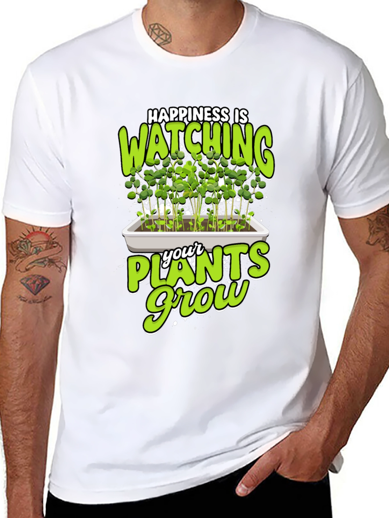 Happiness is Watching Plants Grow T-Shirt